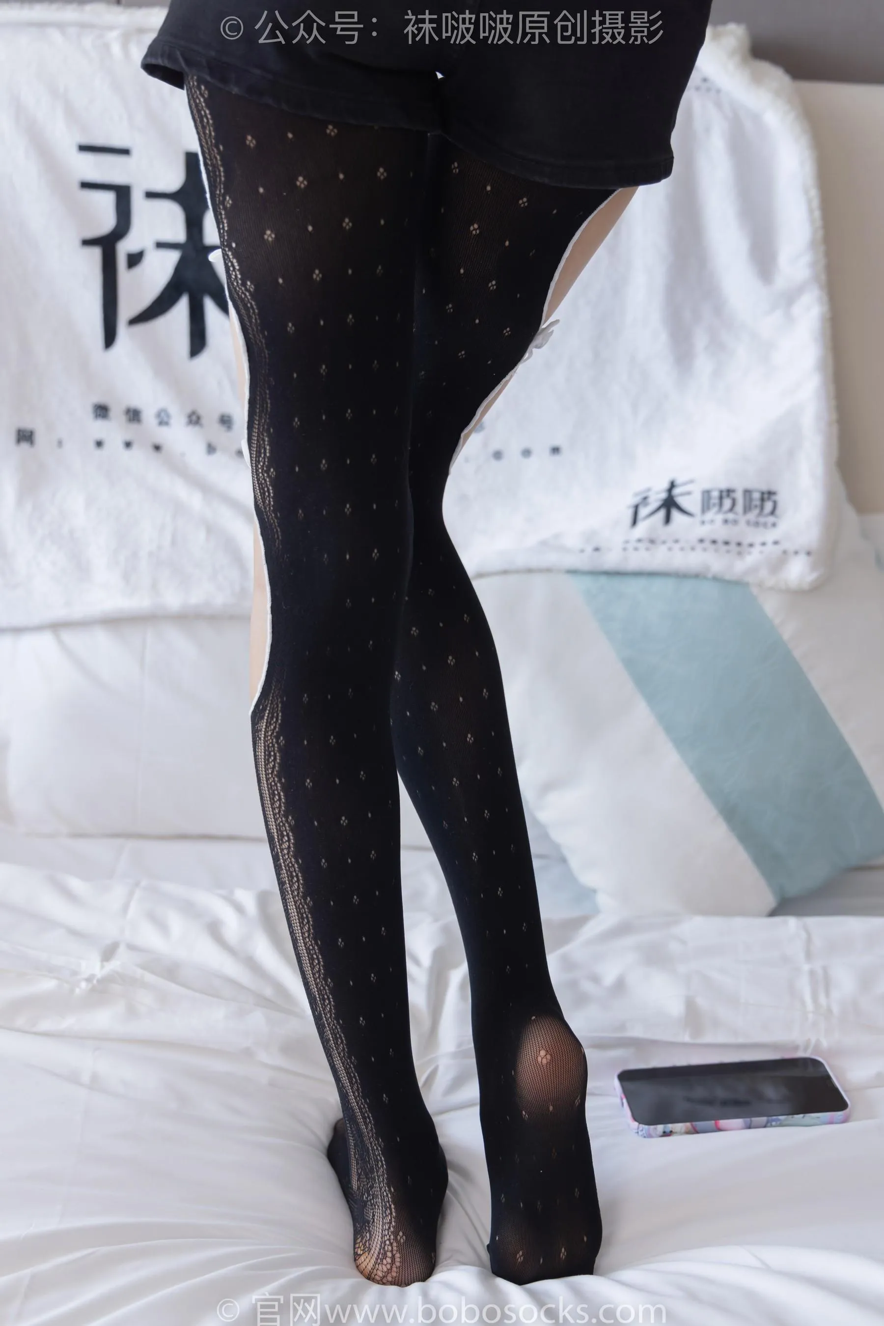 [BoBoSocks袜啵啵]NO.219 稚予-板鞋、拖鞋、厚黑丝、蕾丝黑丝 [87P]插图